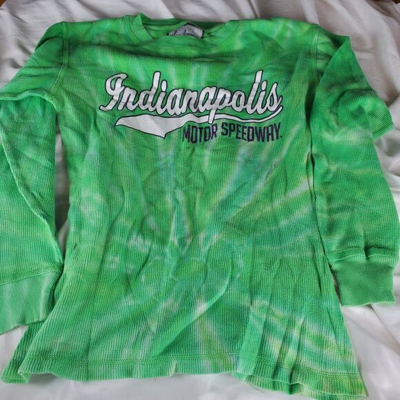 J. America Tops - J. America Indianapolis Motor Speedway Womens Long Sleeve Shirt Size XL 25x18P2P